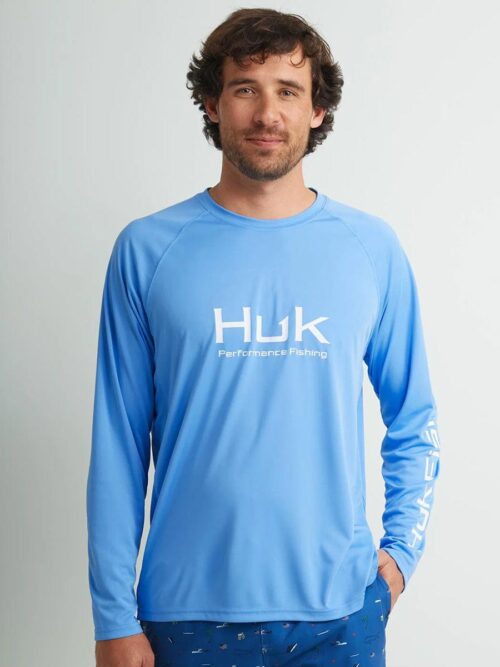 HUK Men's Pursuit Long Sleeve Crew