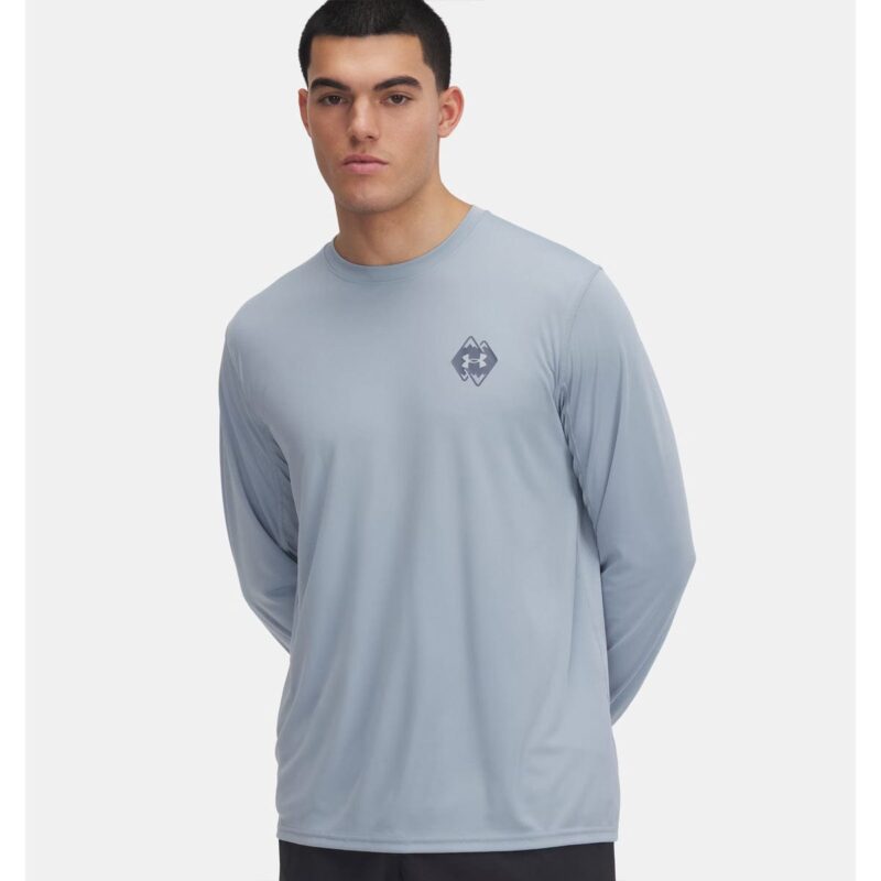 Under Armour Men's UA Drift Tide Knit Mountain Long Sleeve - Image 3