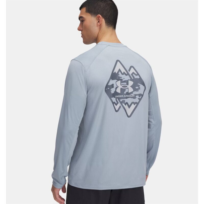 Under Armour Men's UA Drift Tide Knit Mountain Long Sleeve - Image 4