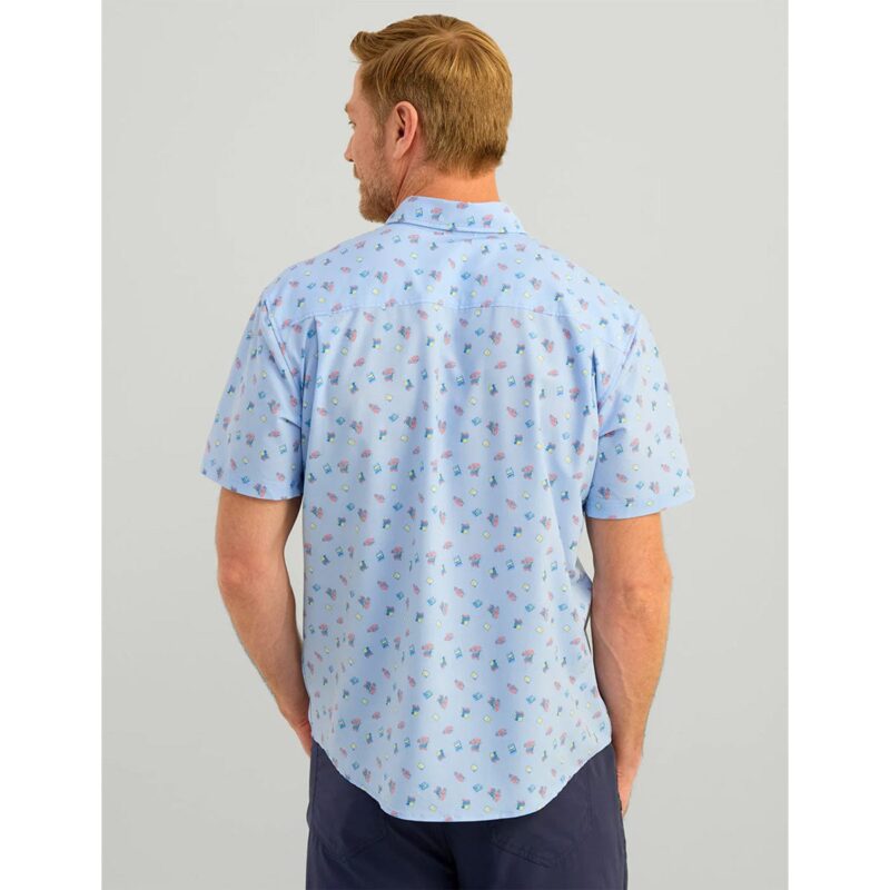 HUK Men's Kona Printed Short Sleeve Shirt - Image 4