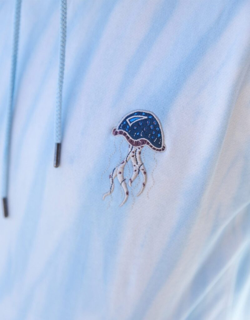 JELLYFISH ORGANIC COTTON HOODIE - TIE DYE by Bajallama - Image 3