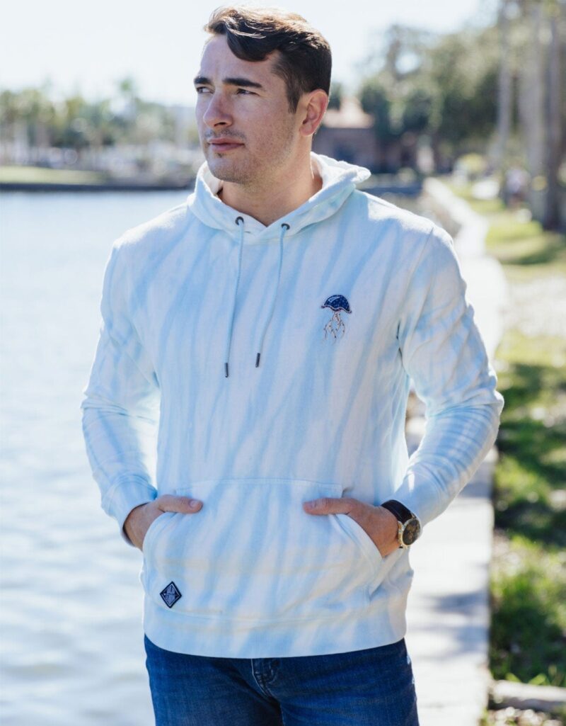 JELLYFISH ORGANIC COTTON HOODIE - TIE DYE by Bajallama - Image 4