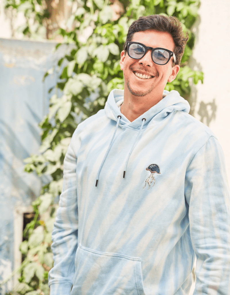 JELLYFISH ORGANIC COTTON HOODIE - TIE DYE by Bajallama - Image 2